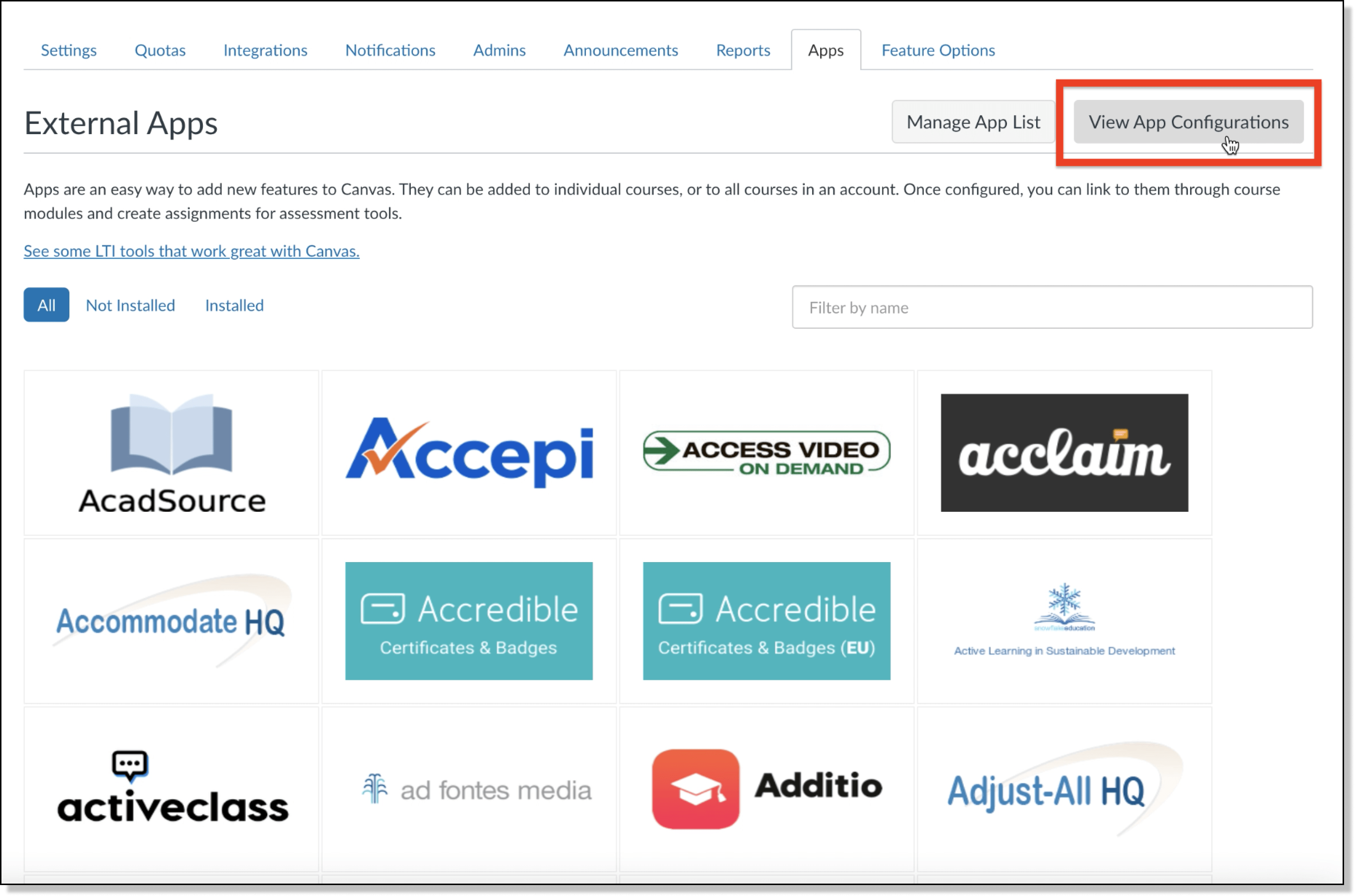 Canvas Coursera Integration over LTI